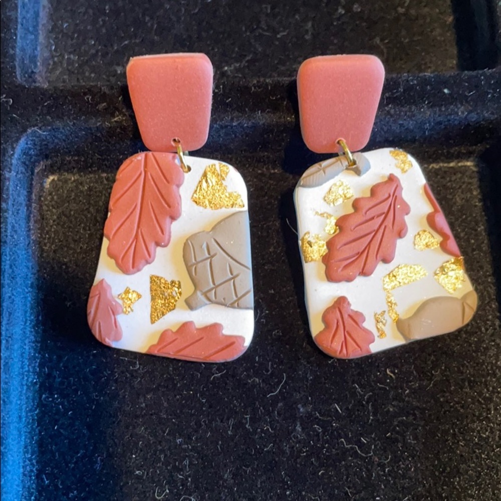 Ro clay co fall inspired earrings